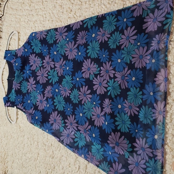 Dresses & Skirts - 90s prima dona women's floral sleeveless dress medium